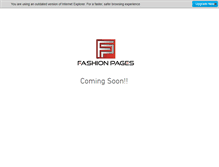 Tablet Screenshot of fashionpages.net